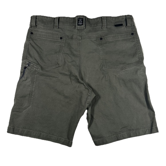 Wrangler ATG Shorts Mens 38Green All Terrain Gear Hiking Utility Stretch - Picture 2 of 5